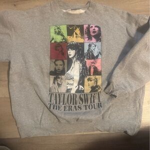 Taylor Swift The Eras Tour Heather Gray Crewneck
